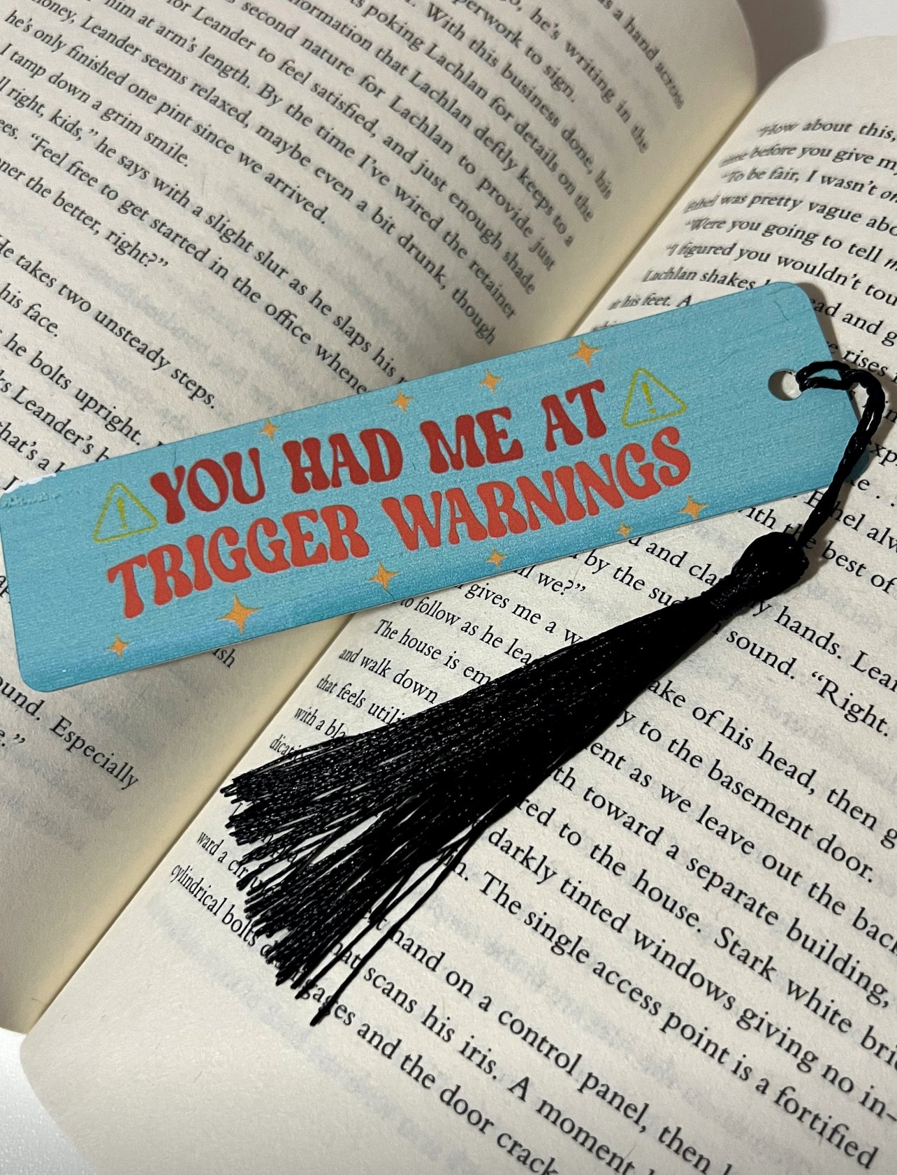 You Had Me At Trigger Warnings Bookmark