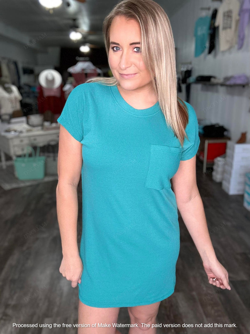 The Jess Ribbed T-Shirt Dress