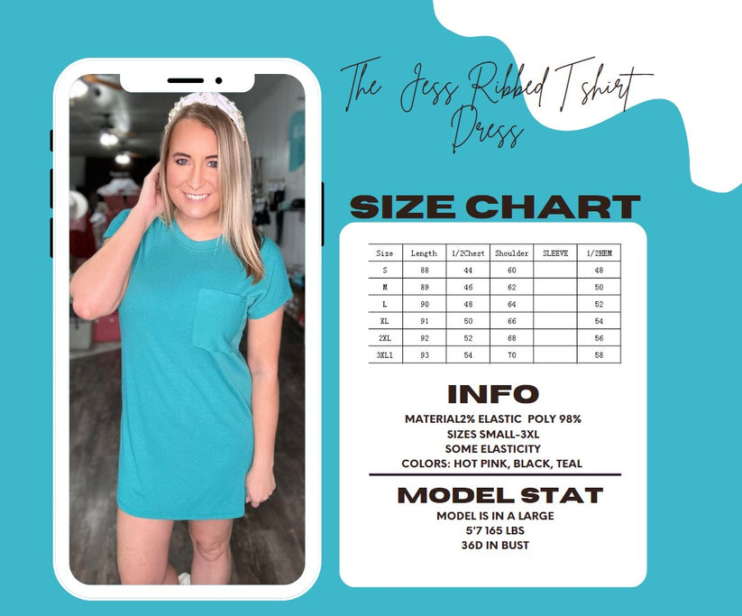 The Jess Ribbed T-Shirt Dress
