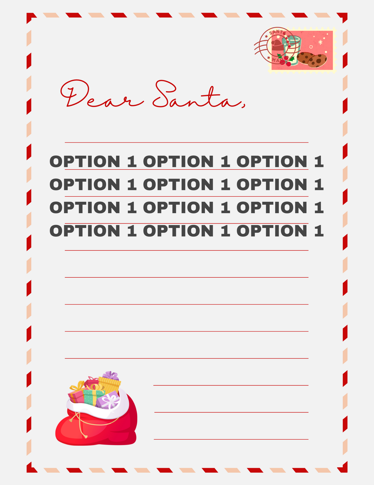 Letter To Santa Freebie Download