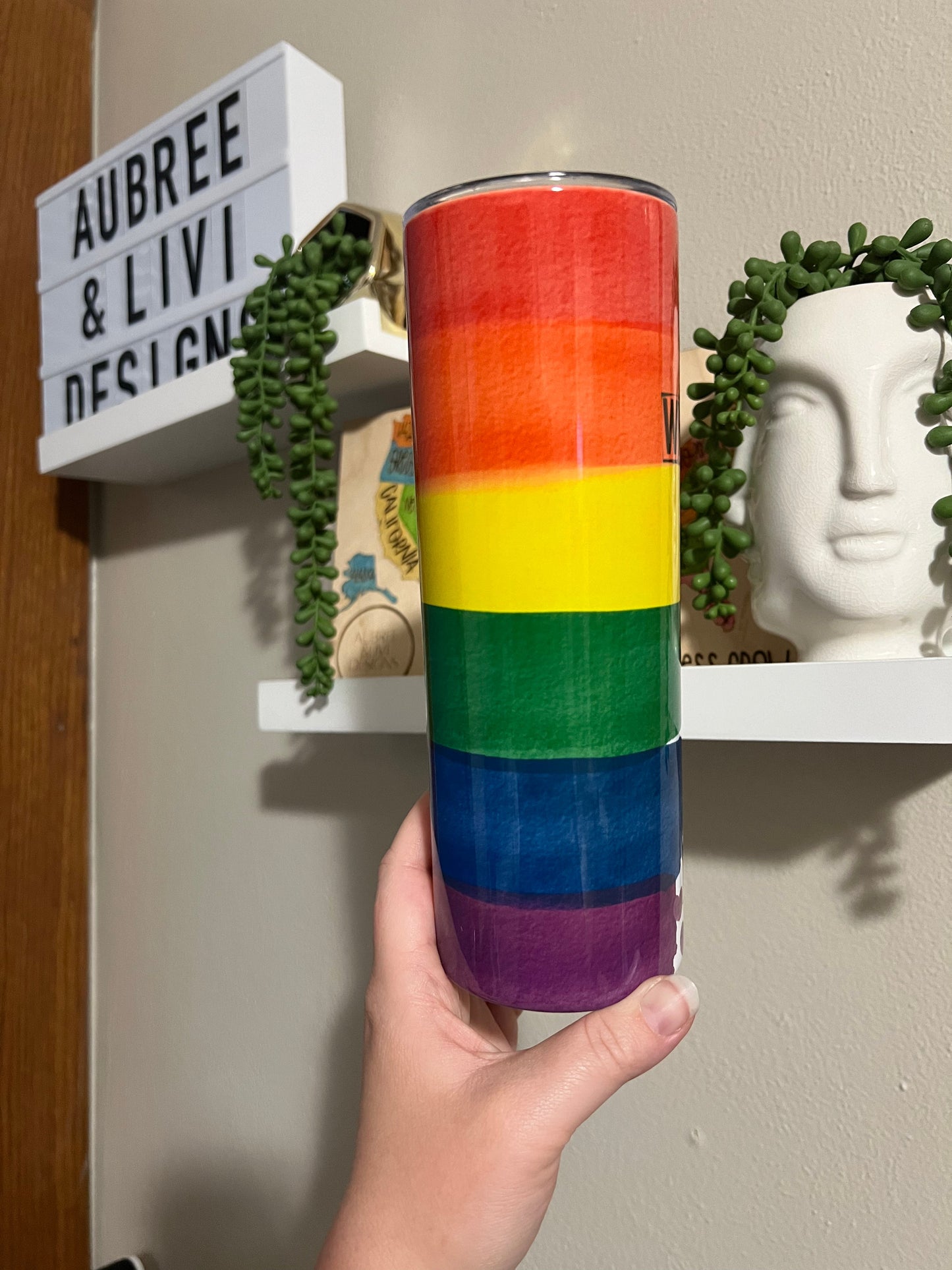 Kiss Whoever You Want Tumbler