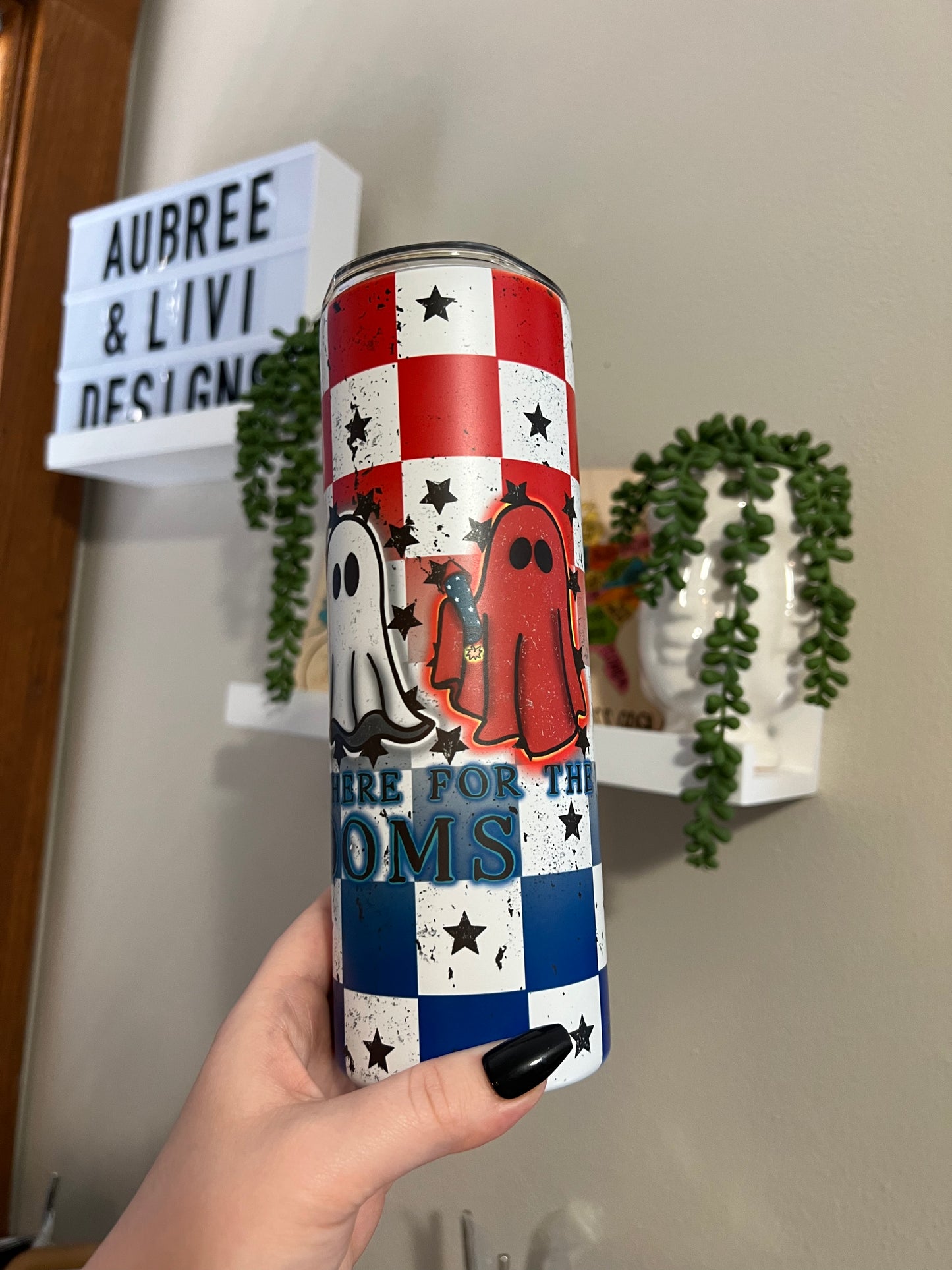Here For The Booms Tumbler