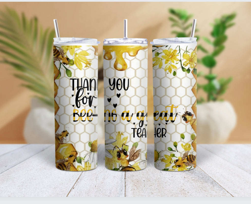 Thank You For Bee-ing A Great Teacher Tumbler