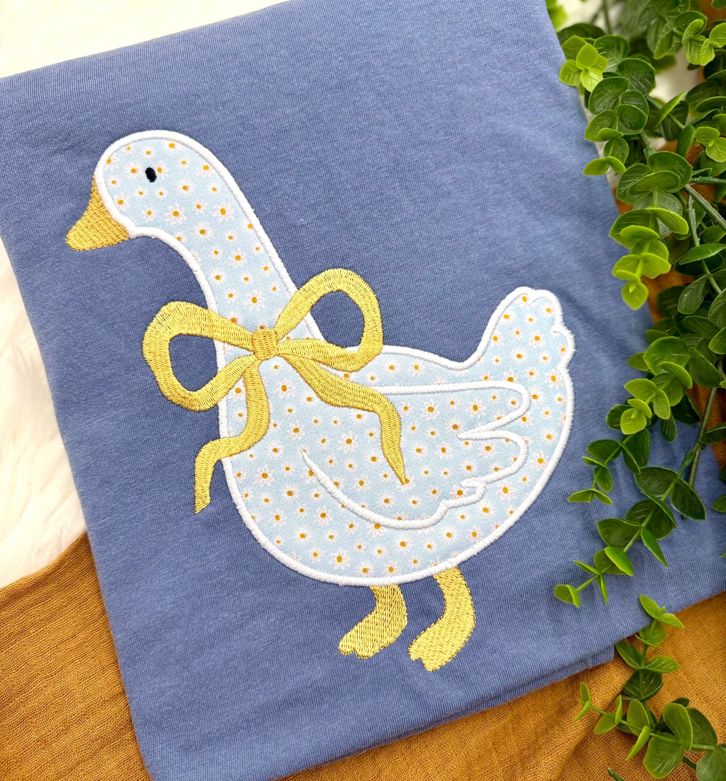 Vintage Goose Embroidery