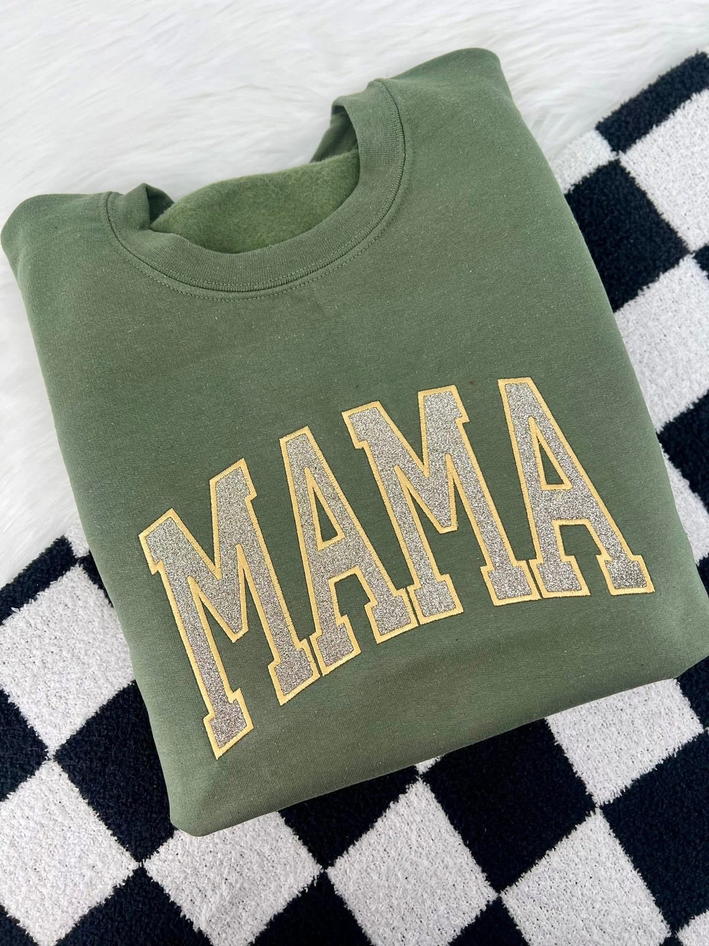 Glitter Arched Embroidery