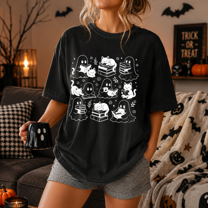 Bookish Ghosts/Cats