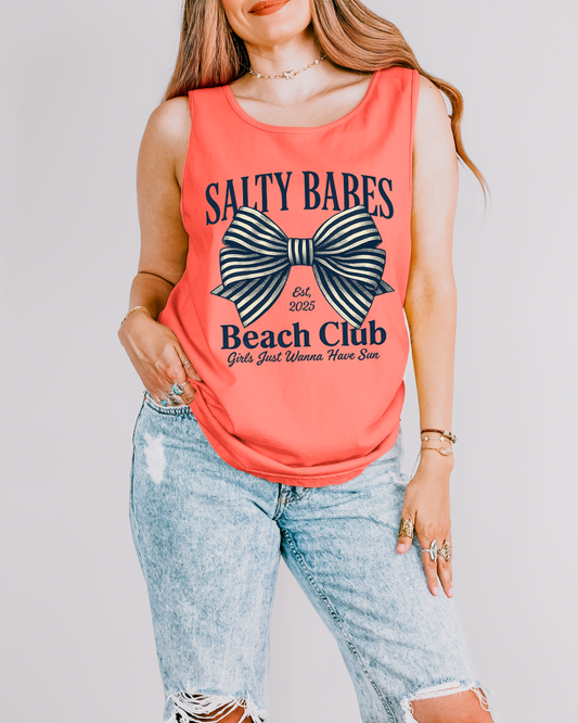 Salty Babes Beach Club Tank