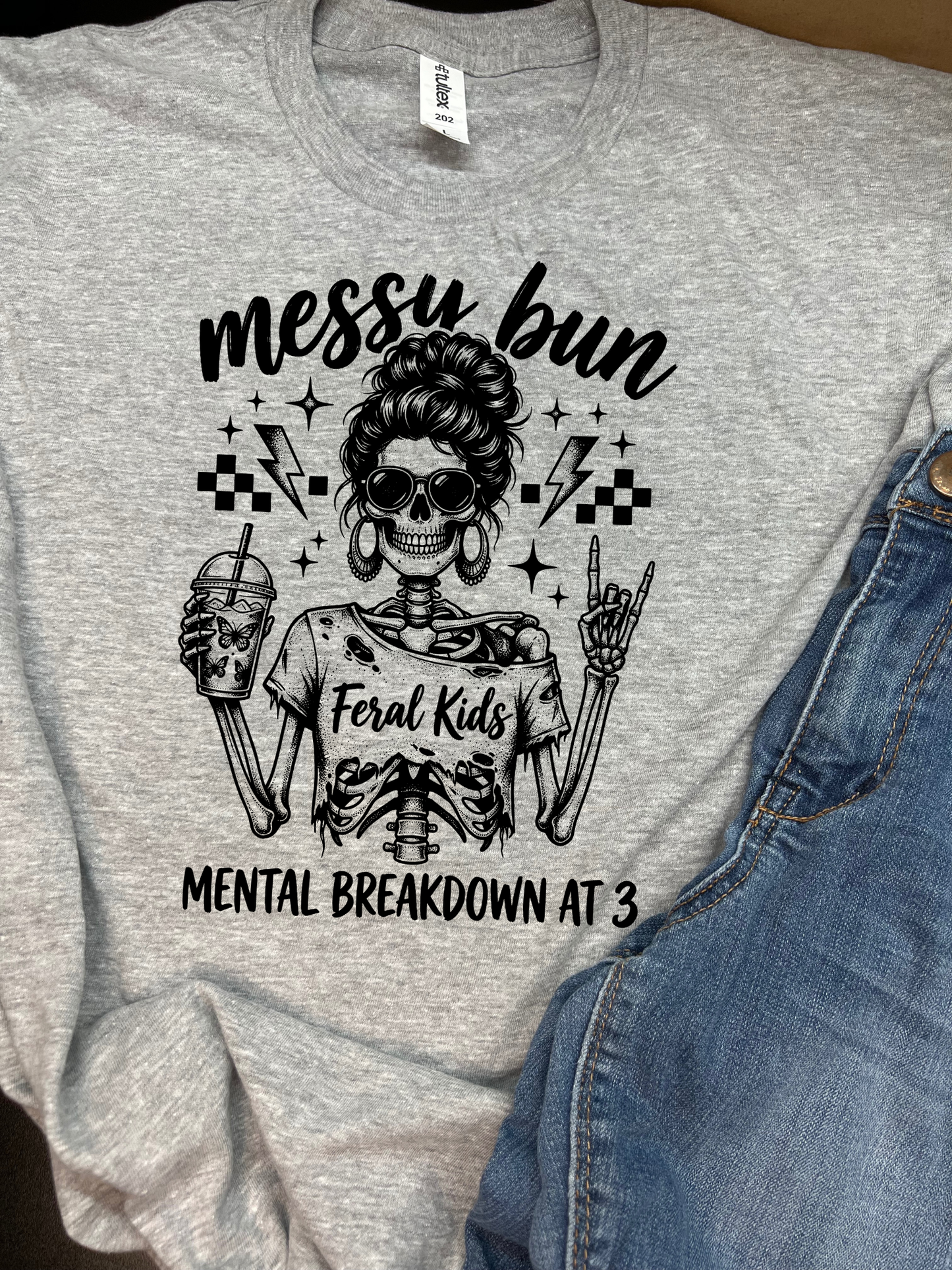 Messy Bun Feral Kids