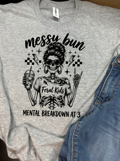 Messy Bun Feral Kids