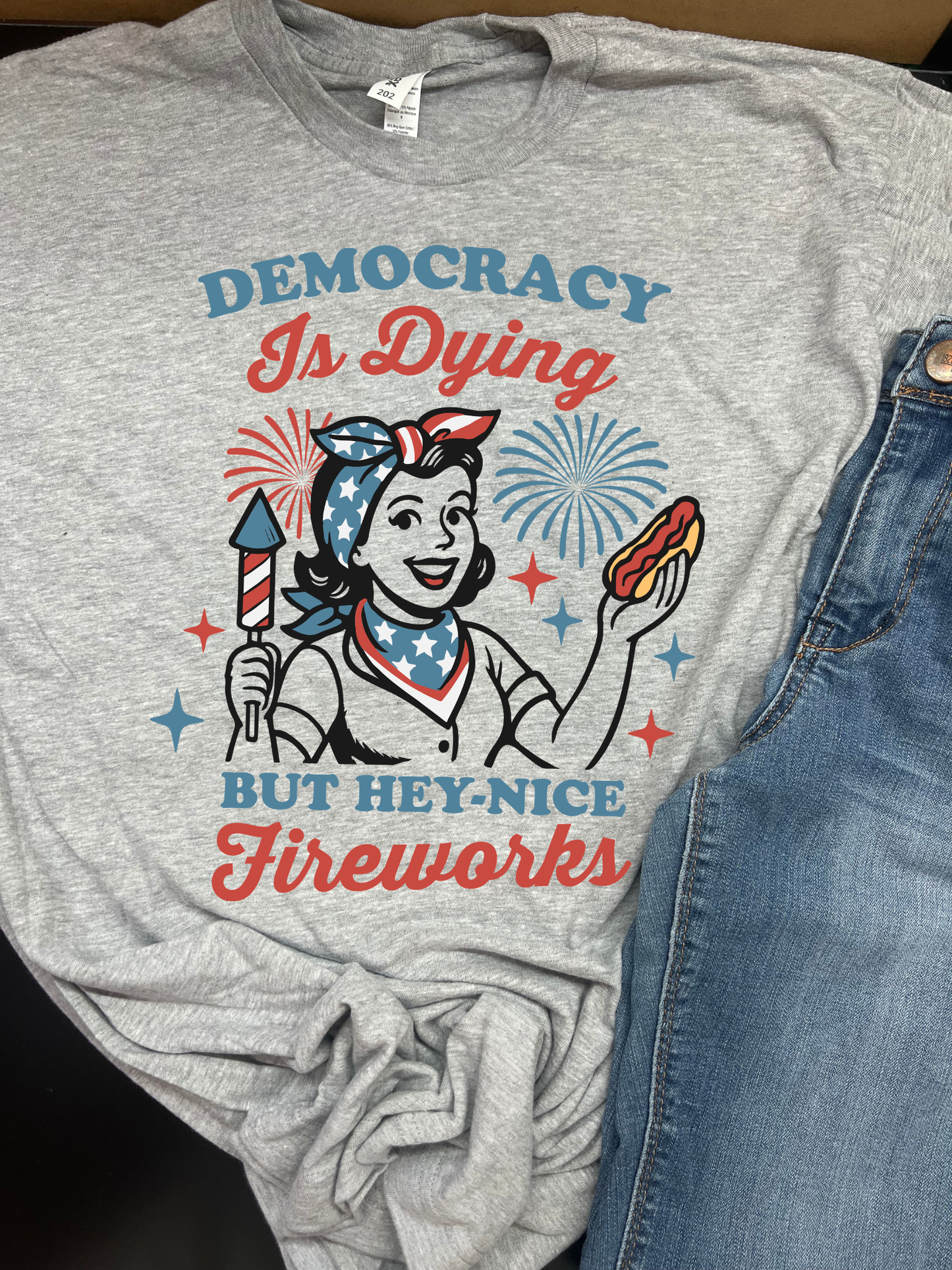 Democracy Is Dying But Nice Fireworks