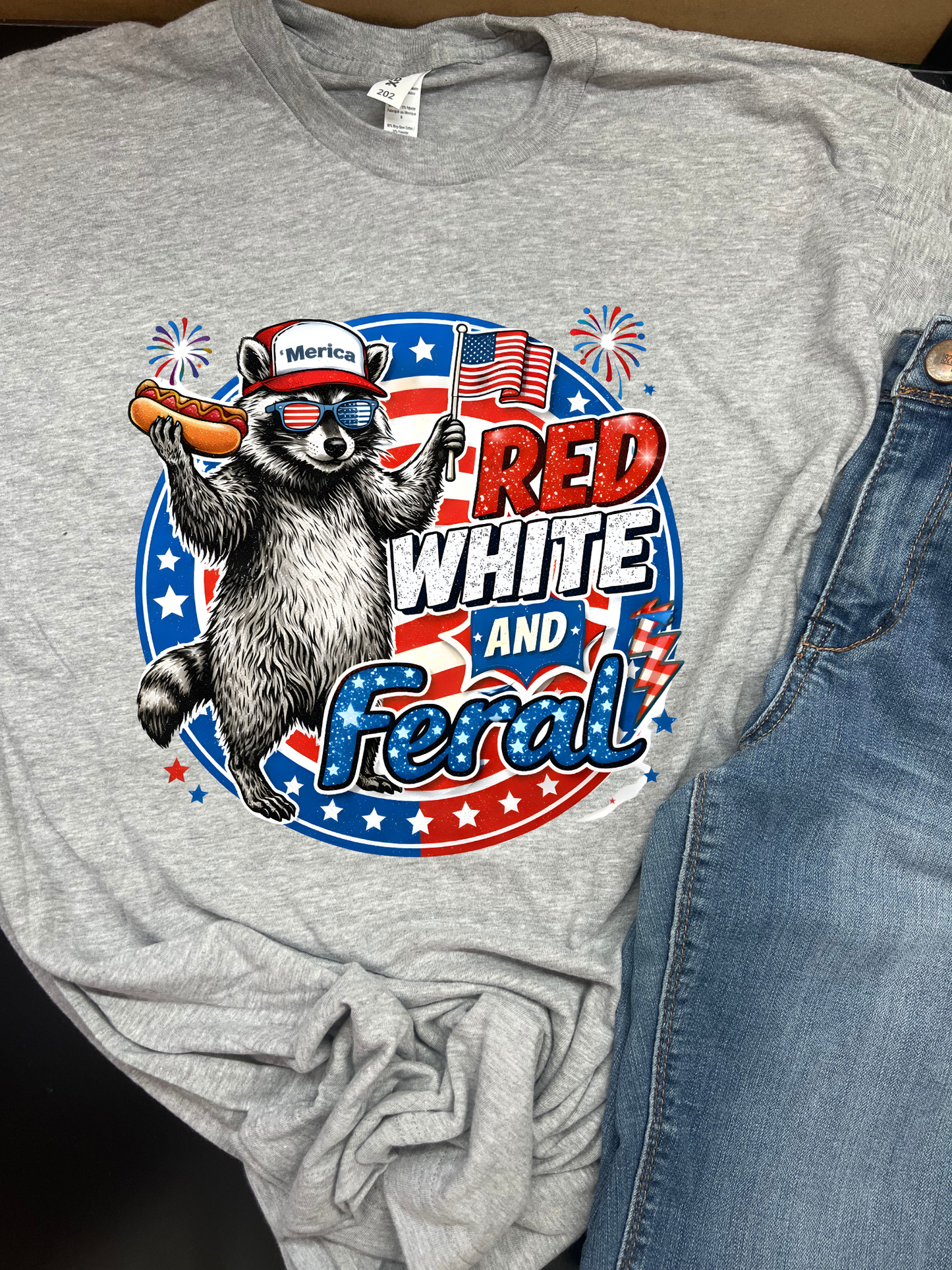 Red White & Feral Hot Dog