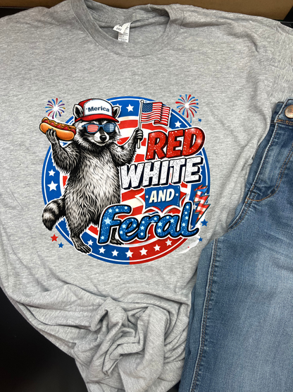 Red White & Feral Hot Dog