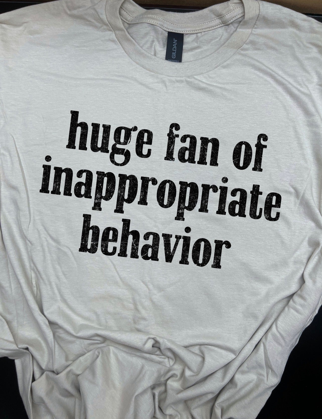 Huge Fan Of Inappropriate Behavior