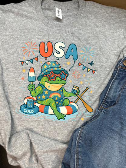 Patriotic Frog