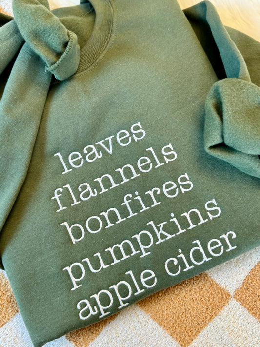 Fall Favorites Crewneck