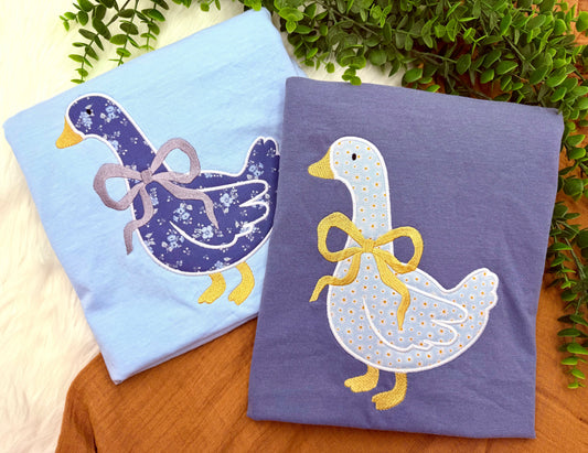 Vintage Goose Embroidery