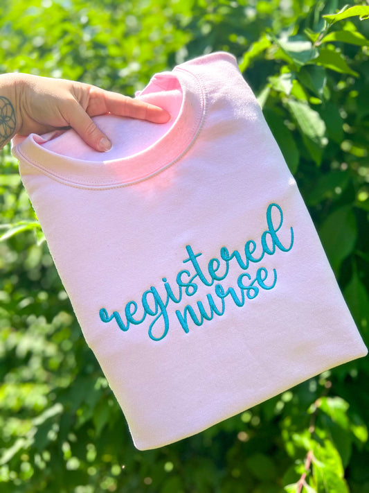 Unicorn Cursive Saying - Crewneck