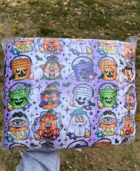 Halloween Buckets Blanket