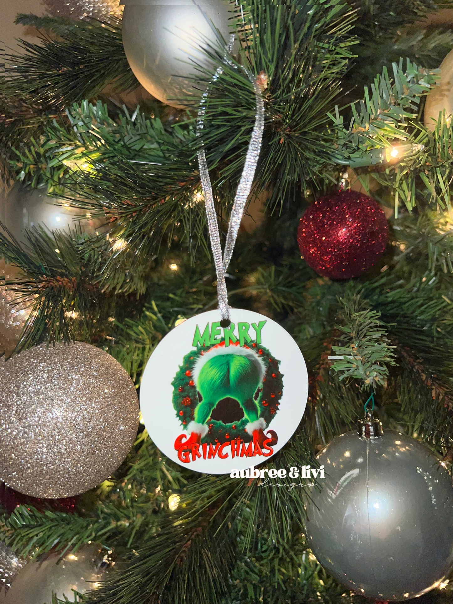 Merry Grinchmas Ornament