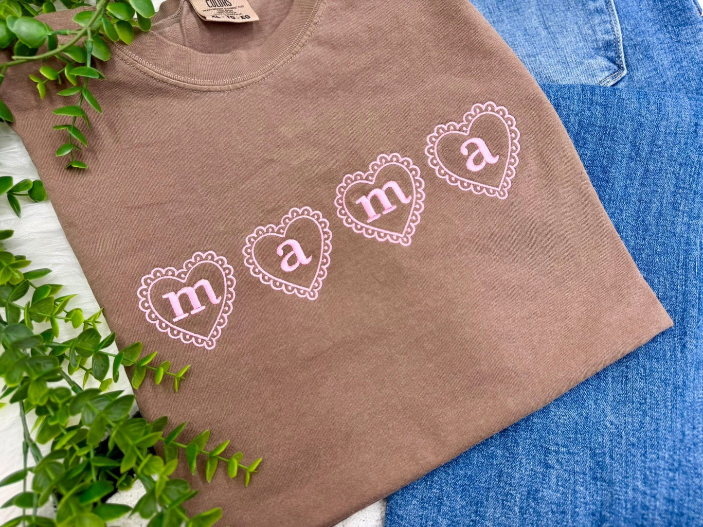 Mama Framed Embroidered