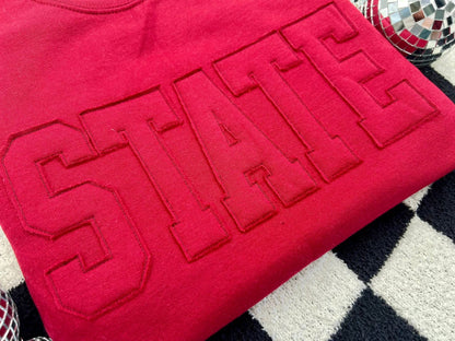 Raggy Embroidered Crewneck