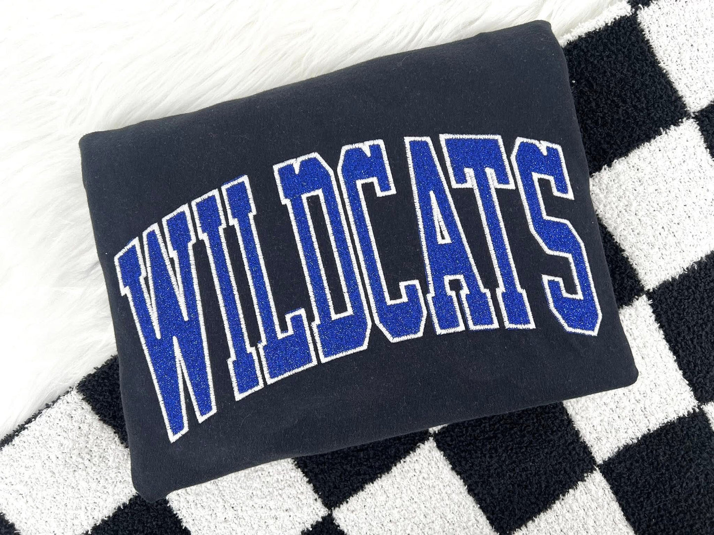 Glitter Arched Embroidery