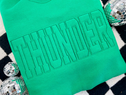 Raggy Embroidered Crewneck