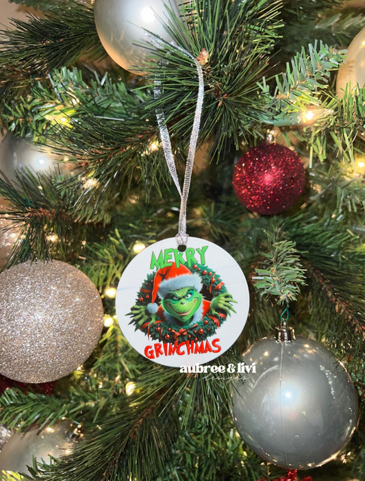 Merry Grinchmas Ornament