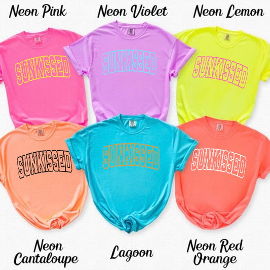 Neon Sunkissed Comfort Colors Tee