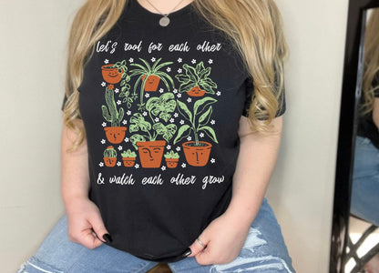 Let’s Root For Each Other Potted Plants