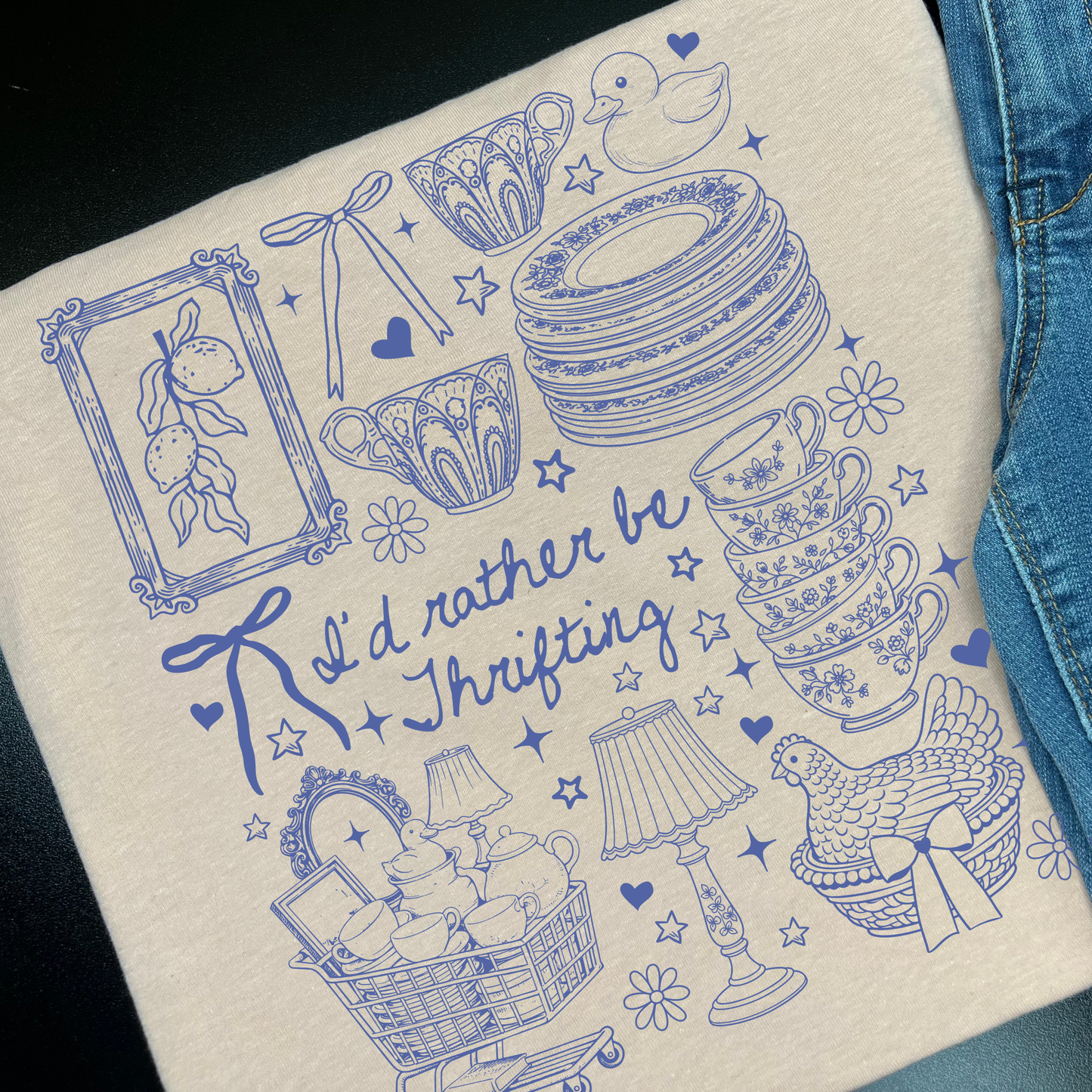 I'd Rather Be Thrifting Collage