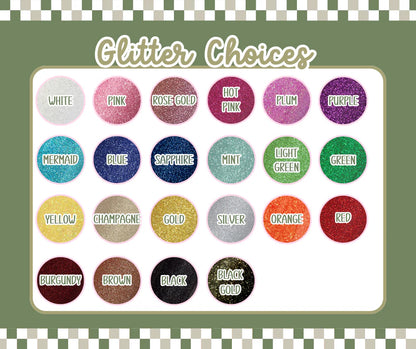 Glitter Arched Embroidery