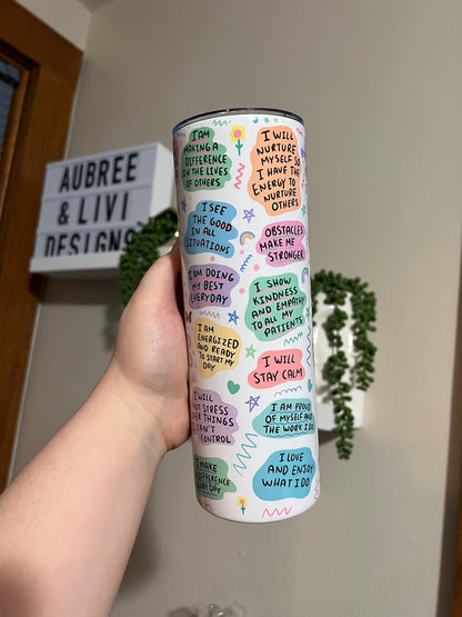 Nurse Affirmation Tumbler