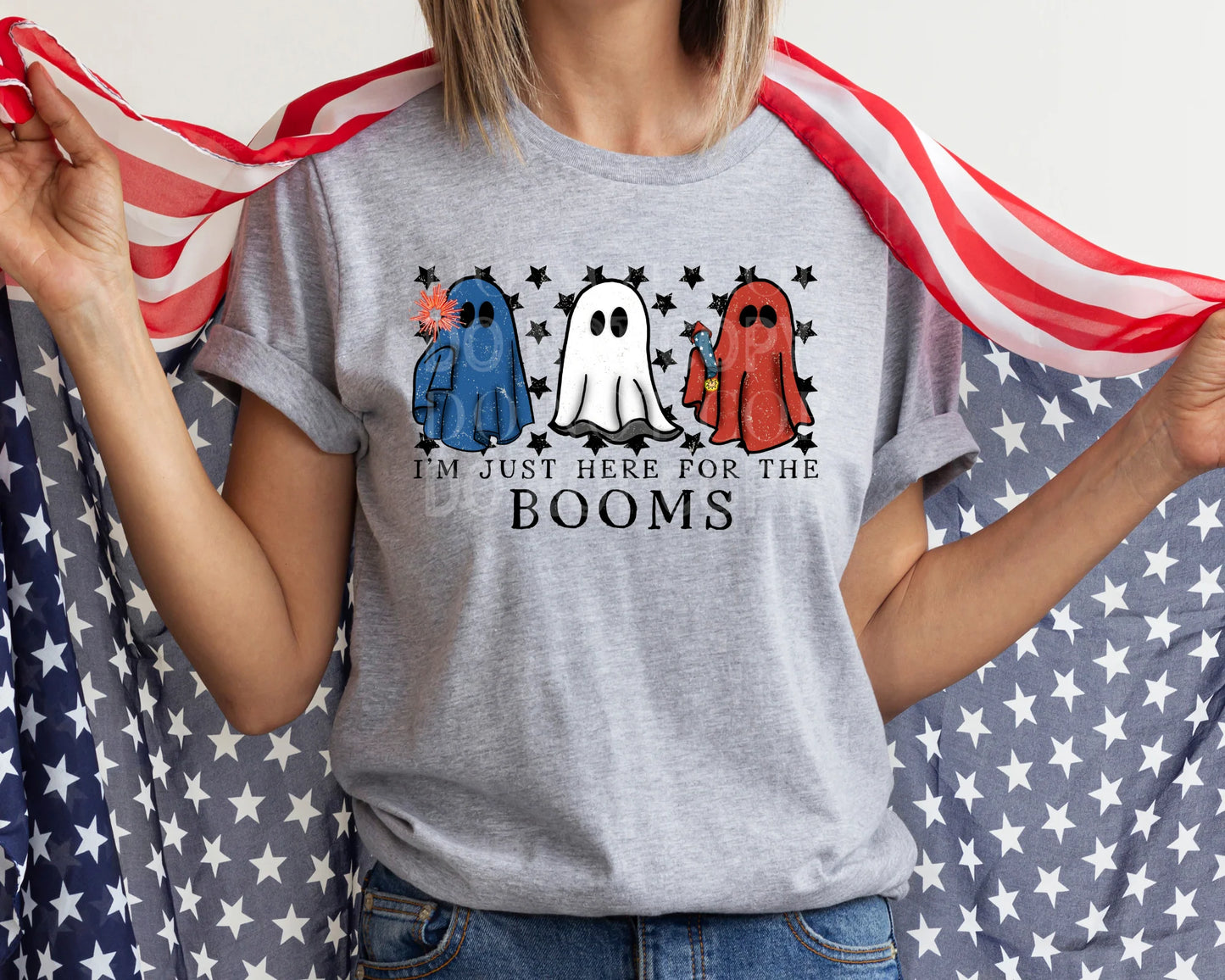 Here For The Booms Tee