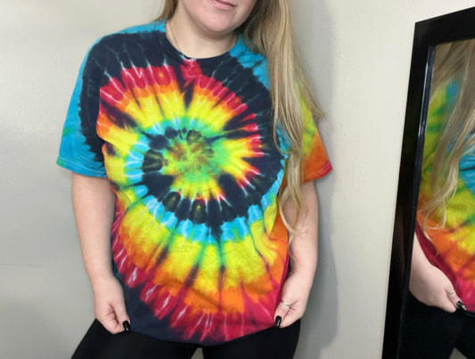 Multicolor Cyclone Tie Dye Tee