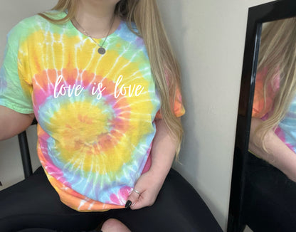 Love Is Love Tie Dye Tee