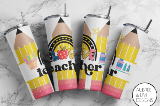WS Teacher Pencil Tumbler