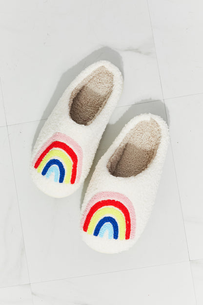 Rainbow Plush Slipper