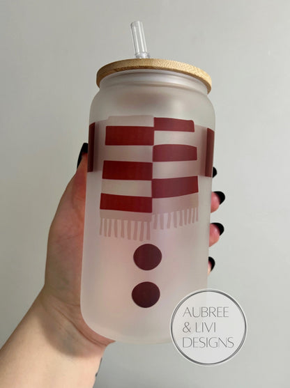 Classic Christmas Glass Cans