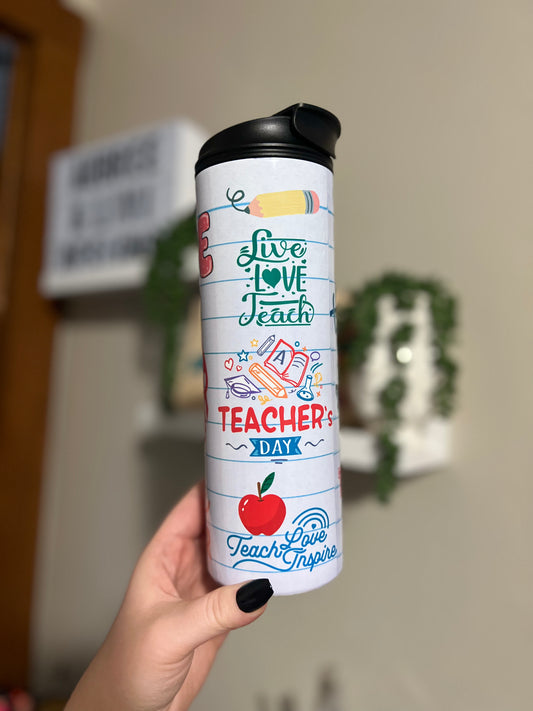 Teacher Notebook 2-in-1 Tumbler
