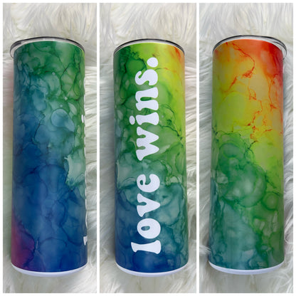 Love Wins Tumbler