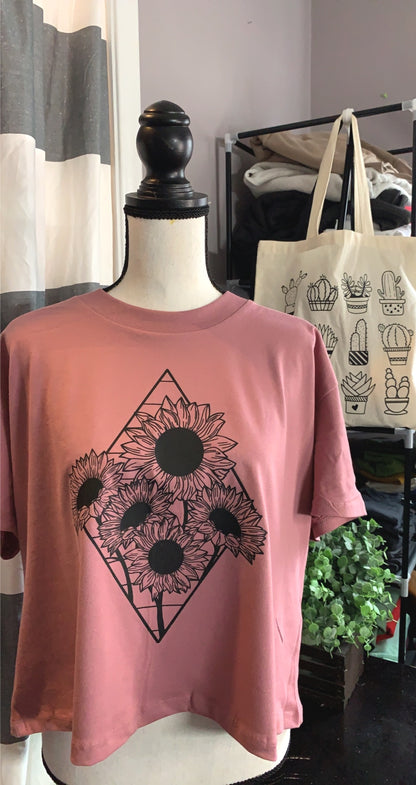 Sunflower Cropped Tee