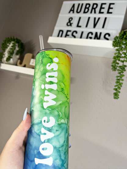 Love Wins Tumbler