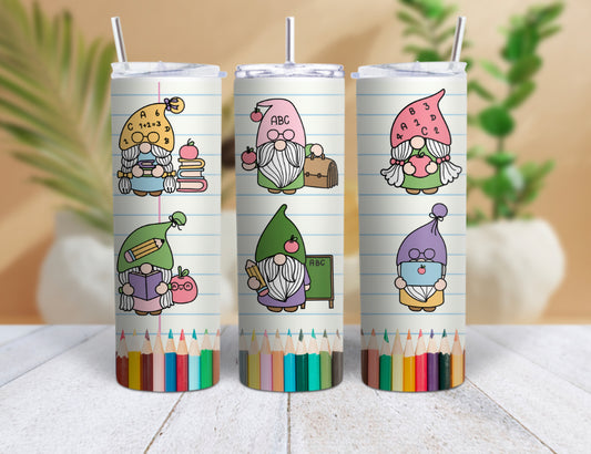 Gnome Teacher Tumbler