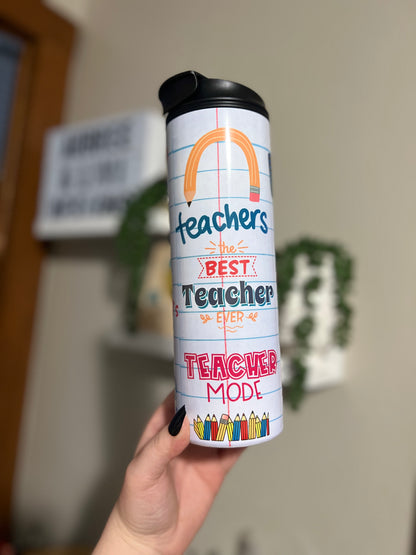 Teacher Notebook 2-in-1 Tumbler