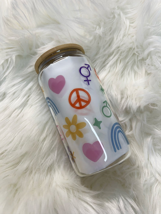 Pride Glass Can