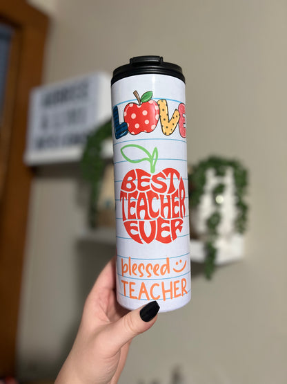 Teacher Notebook 2-in-1 Tumbler