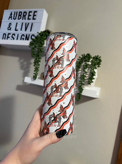 Let It Go Butterfly Tumbler