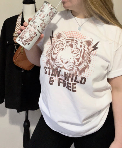Stay Wild & Free Tumbler