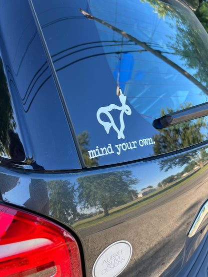 Mind Your Own Uterus Car Transfer